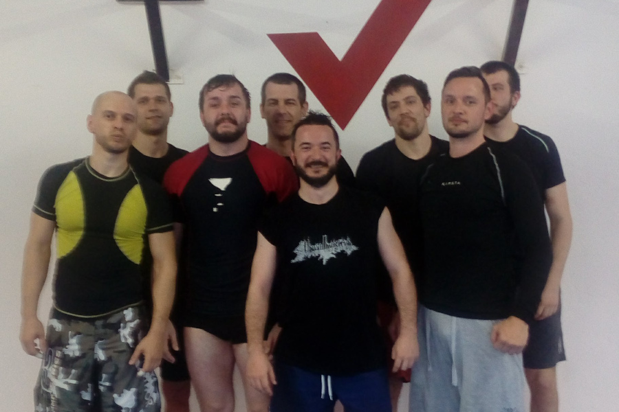 Fotografija po zavrsetku grappling trening