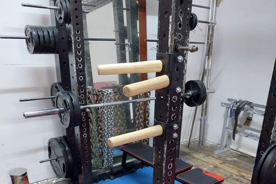 Wing Chun drvena lutka na power racku